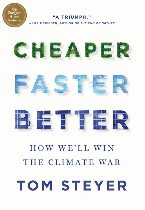 A book cover with the words " cheaper faster better ".