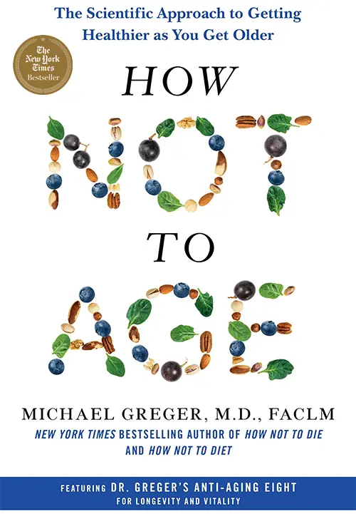 A book cover with the title how not to age.